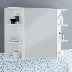 1-türiger Bad Spiegelschrank mit Regalen - Giulia