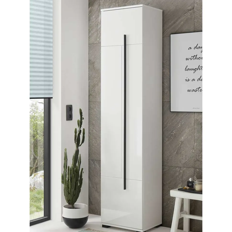 1-türiger Badezimmerschrank mit 200 cm Höhe - Ingmesan