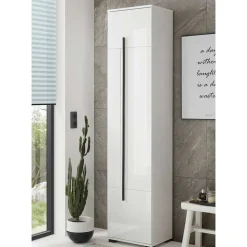 1-türiger Badezimmerschrank mit 200 cm Höhe - Ingmesan