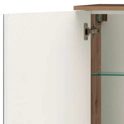 1-türiger Badezimmer-Spiegelschrank mit LED Licht - Traciana