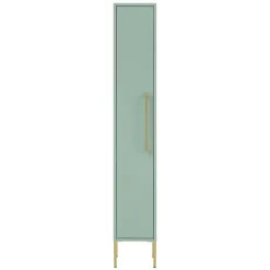 1-türiger Badschrank in Mintgrün & Gold - Aparcian
