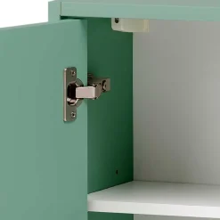 1-türiger Badschrank in Mintgrün & Gold - Aparcian
