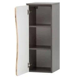 1-türiger Badschrank mit Naturkante Dekor - Breznia