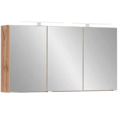 3-türiger 3D Spiegelschrank fürs Badezimmer - Drumias