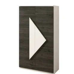 2-türiger Design Schuhschrank 74x128x34 cm - Fredo