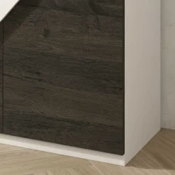 2-türiger Design Schuhschrank 74x128x34 cm - Fredo