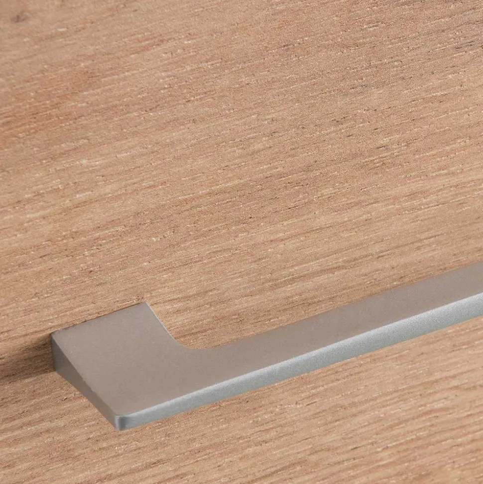 2-türiger Dielenschrank in Weiß & Eiche - Vicanossa