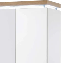 2-türiger Dielenschrank mit Spiegel - Nusenia