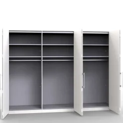 3-türiger Falttüren-Kleiderschrank 300 cm - Vaclyn