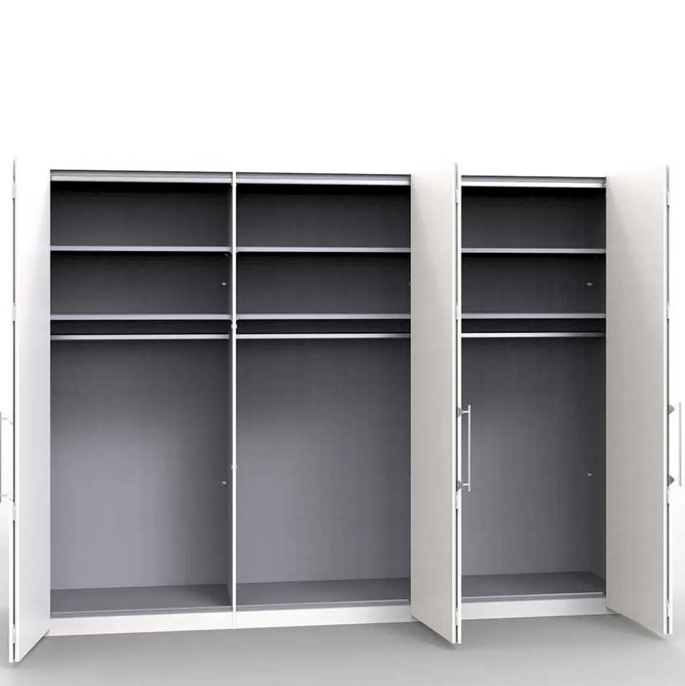 3-türiger Falttüren-Kleiderschrank 300 cm - Vaclyn