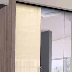 2-türiger Falttürenschrank mit Spiegel - Gauri