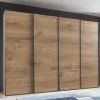 4-türiger Gleittürenschrank in Plankeneiche - Dagidoyo