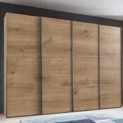 4-türiger Gleittürenschrank in Plankeneiche - Dagidoyo