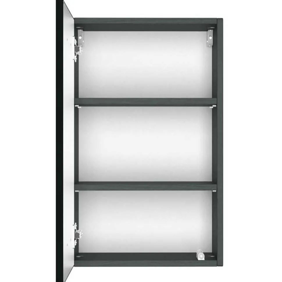 1-türiger Hängeschrank in Dunkelgrau - Agiruan