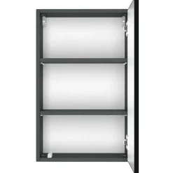 1-türiger Hängeschrank in Dunkelgrau - Agiruan