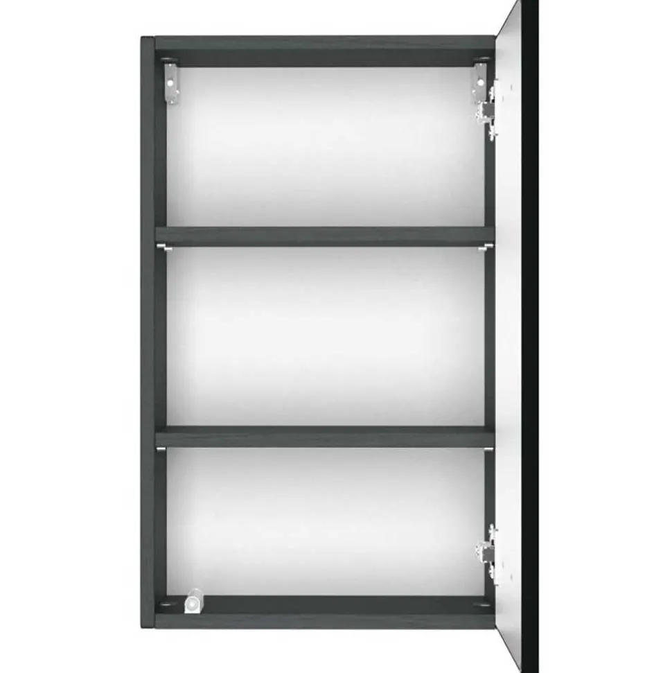 1-türiger Hängeschrank in Dunkelgrau - Agiruan