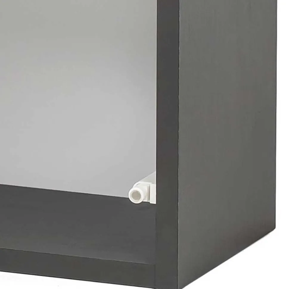 1-türiger Hängeschrank in Dunkelgrau - Agiruan