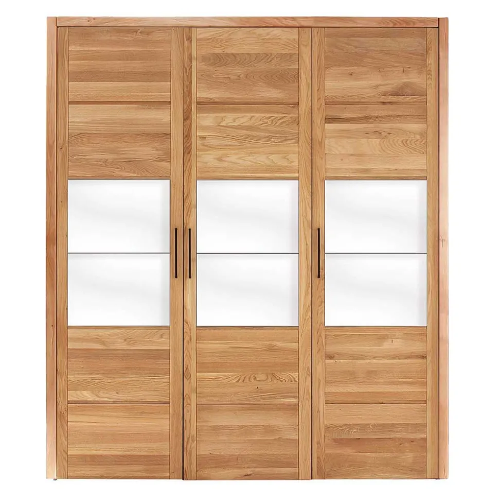 3-türiger Kleiderschrank aus massiver Wildeiche - Zaisan