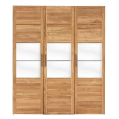 3-türiger Kleiderschrank aus massiver Wildeiche - Zaisan