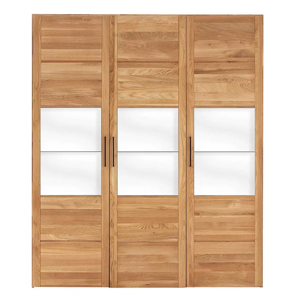 3-türiger Kleiderschrank aus massiver Wildeiche - Zaisan