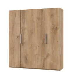 4-türiger Kleiderschrank im Holz Look - Dagidoyo