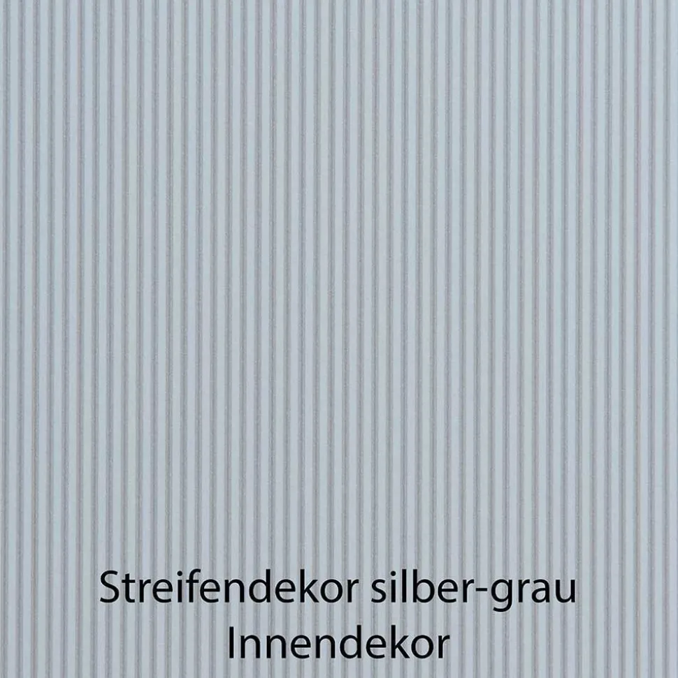 3-türiger Kleiderschrank in Weiß Glasfront - Rocca