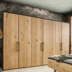 6-türiger Kleiderschrank in zwei Höhen - Siestago