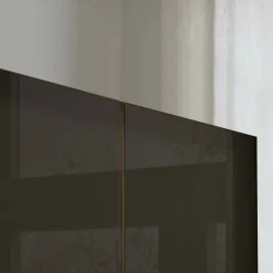 3-türiger Kleiderschrank in Erle teilmassiv - Hung