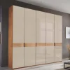 5-türiger Kleiderschrank mit Glasfront - Angelina