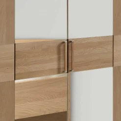 6-türiger Kleiderschrank mit 2 Spiegeln - Emdsiva III