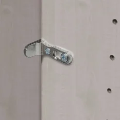 4-türiger Kombi-Kleiderschrank in Graugrün - Rajavo