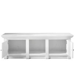 2-türiger Landhaus TV Schrank in Weiß - Chelles