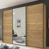 3-türiger Schiebetürenschrank mit Spiegel - Siestago