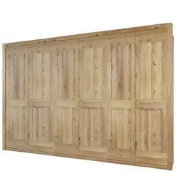 6-türiger Schlafzimmer Kleiderschrank in Asteiche - Zamron