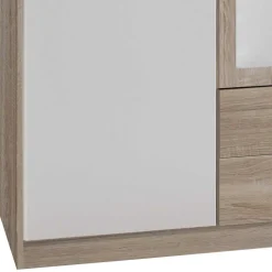 3-türiger Schlafzimmer Schrank mit 2 Schubladen - Purista