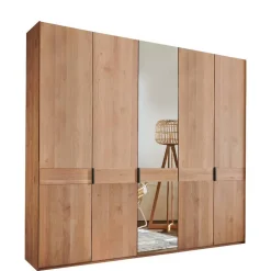 5-türiger Schlafzimmer-Kleiderschrank teilmassiv - Murray