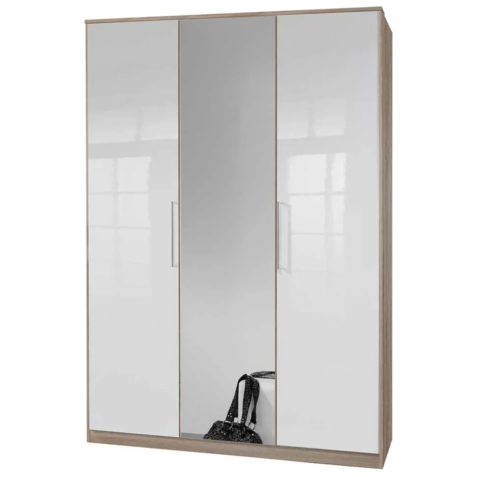 3-türiger Schlafzimmerschrank zweifarbig - Grands