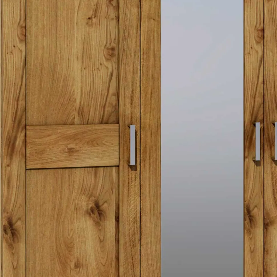 3-türiger Schlafzimmer-Schrank mit Spiegel - Rirua