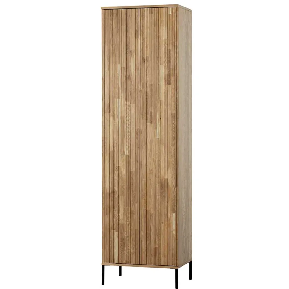 2-türiger Schrank in Eiche & Schwarz - Banyo