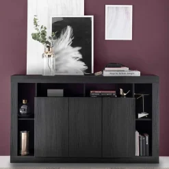 3-türiger Schrank mit 6 offenen Fächern - Bihar