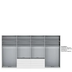 8-türiger Schrank mit acht Schubladen - Nucina