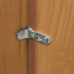 6-türiger Schrank mit Glas Dunkelbraun - Hung