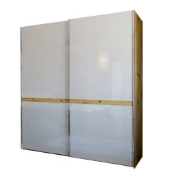 2-türiger Schwebetüren Kleiderschrank 200cm breit - Crascanu