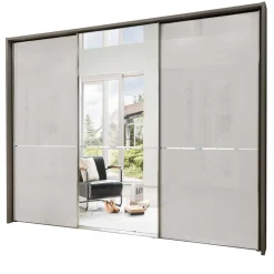 3-türiger Schwebetürenschrank mit Passepartout - Ostranca