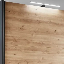 2-türiger Schwebetürenschrank mit Spiegel - Checky