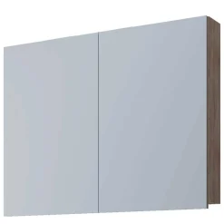 2-türiger Spiegelschrank fürs Bad in Sonoma-Eiche - Caleena