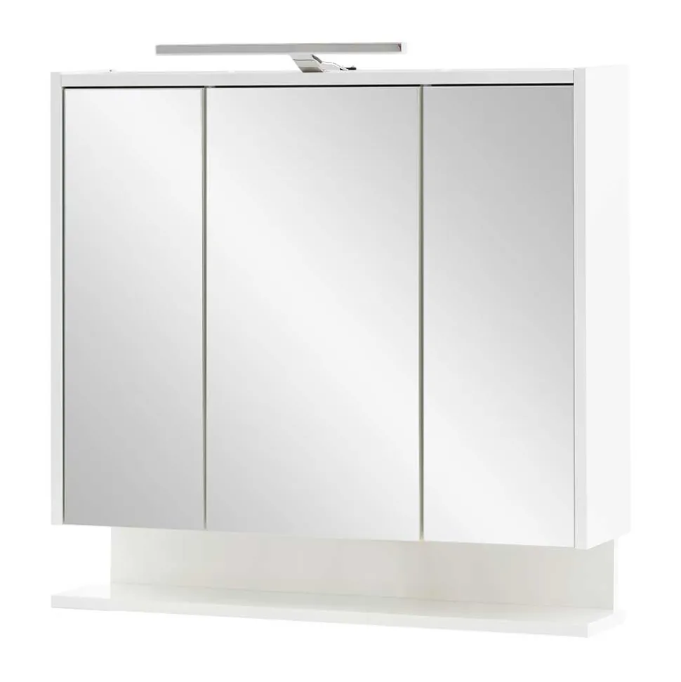 3-türiger Spiegelschrank mit Ablage - Asinaras