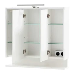 3-türiger Spiegelschrank mit Ablage - Asinaras