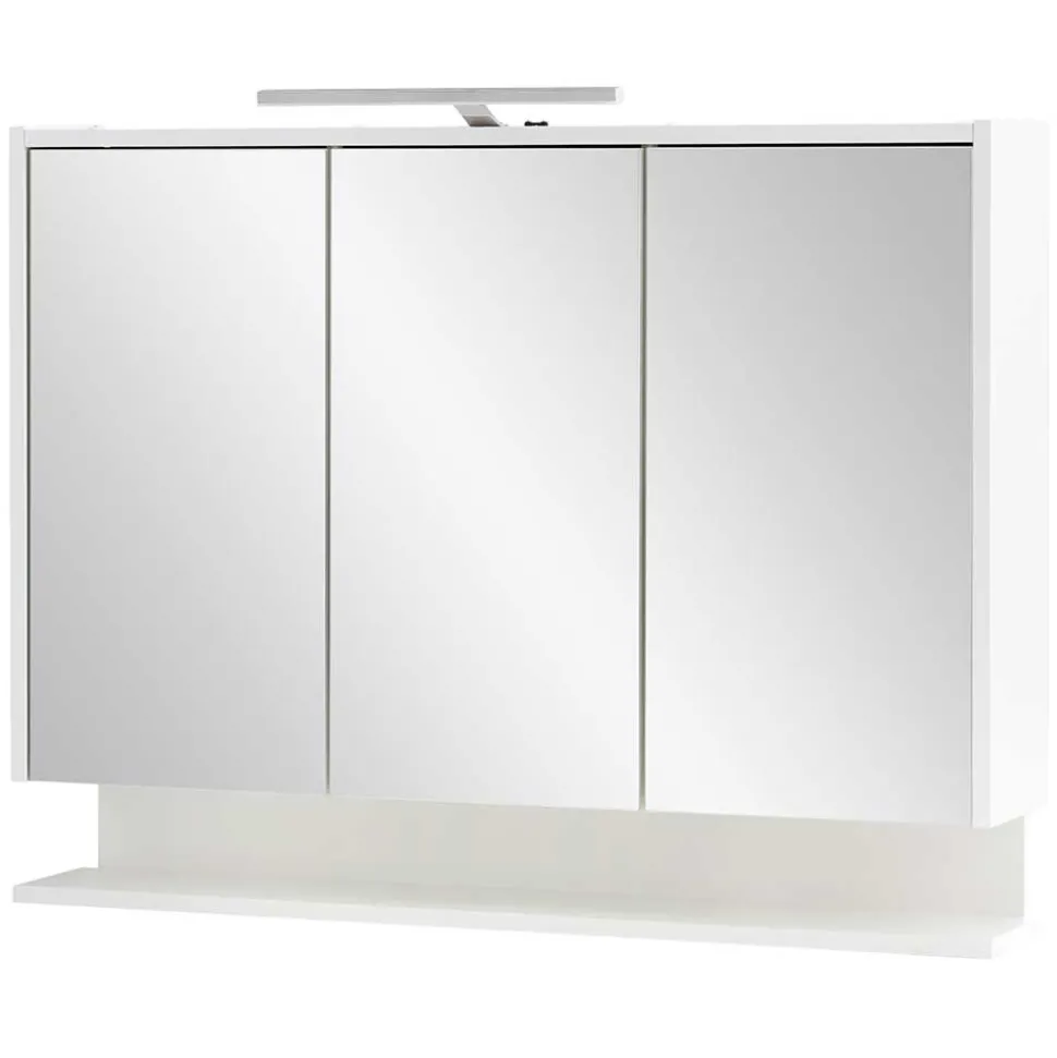 3-türiger Spiegelschrank mit Ablage - Asinaras