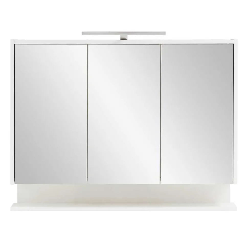 3-türiger Spiegelschrank mit Ablage - Asinaras